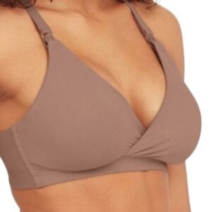 SPANX Women's Bra-Llelujah‎ Mama Nursing Bra Cafe au lait Size S/P
